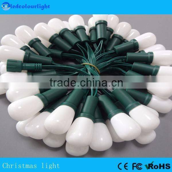 Crystal DMX RGB pixel light WS2811 indoor outdoor Christmas tree bulb light