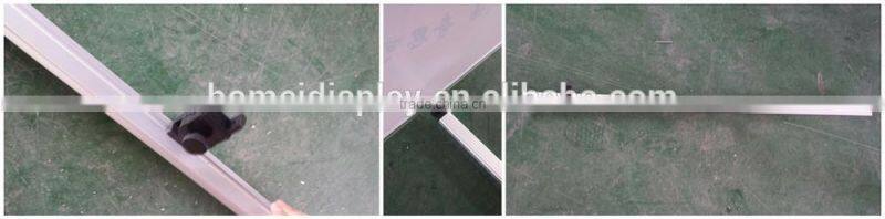L banner new advertising aluminum foldable 80cm single side L banner stand for sale