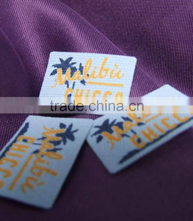 100% cotton care labels