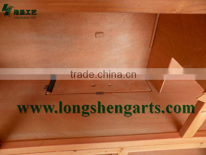 Two layer wooden Rabbit hutch