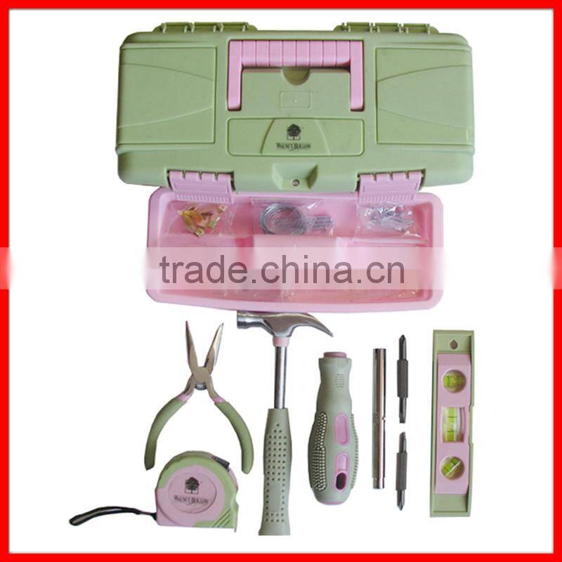 28pc Pinky Lady's Hand Tool Set Case