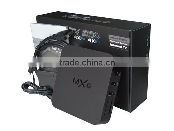 Factory price with Free OEM Services for MX/MXG S805 m8s S812 quad core tv box android system