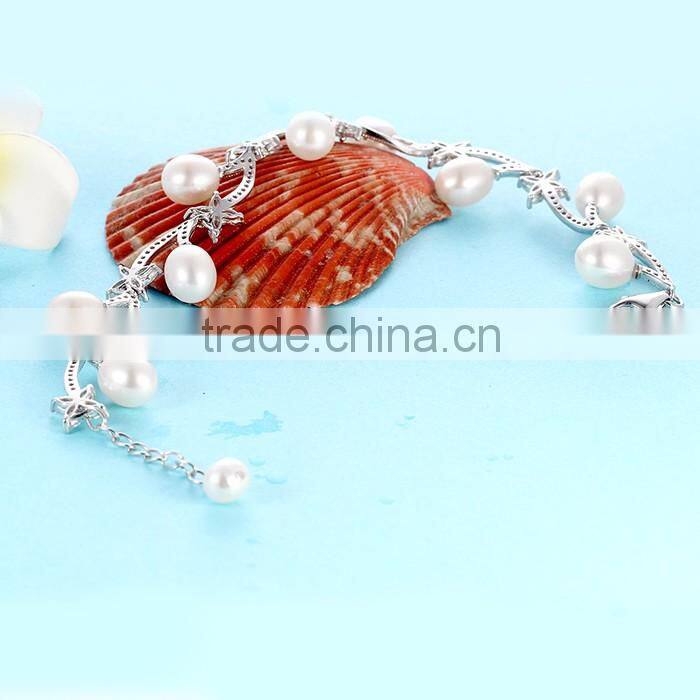 Newest Autumn Simple Design 925 Silver Bead Bracelet