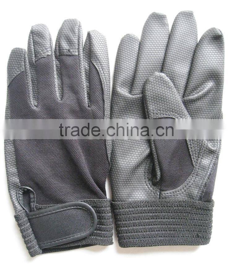 Hot Sale PU Leather Black Hand Gloves For Construction Work