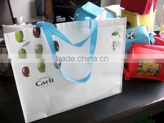 china manufacturer repet custom logo tote bag