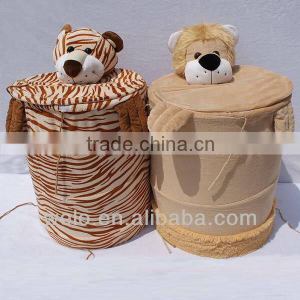 Cylinder laundry hamper and gift