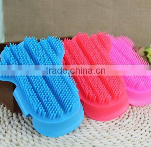 Nice design Pet Grooming Brush , silicone pet brush , Dog grooming comb
