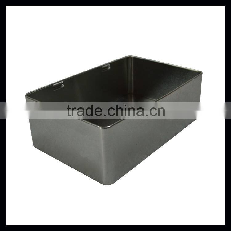 Hot Sale Customized Printing Rectangular Shape Cookie Metal Tin Box