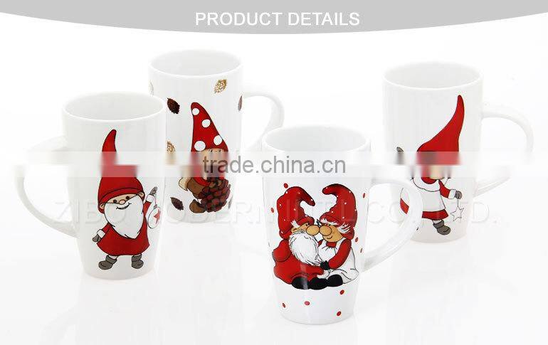 stoneware ceramic mug with christmas printing