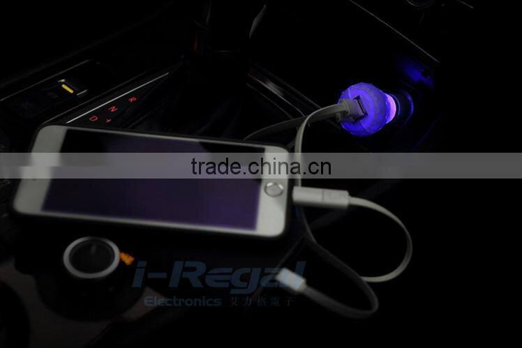 Wholesale for iphone 6 car charger for iphone 5 dual usb car charger&for smartphone car charger