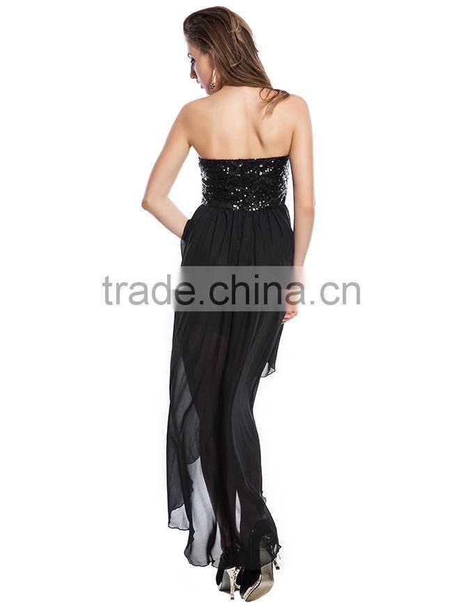 Elegant ladies party wear new fashion long dresses evening