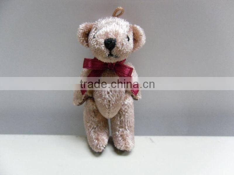 6cm Mini Plush joined Teddy Bear & Movable Arm / Leg
