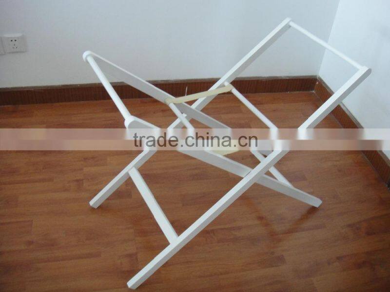 Wooden Moses Basket Stand