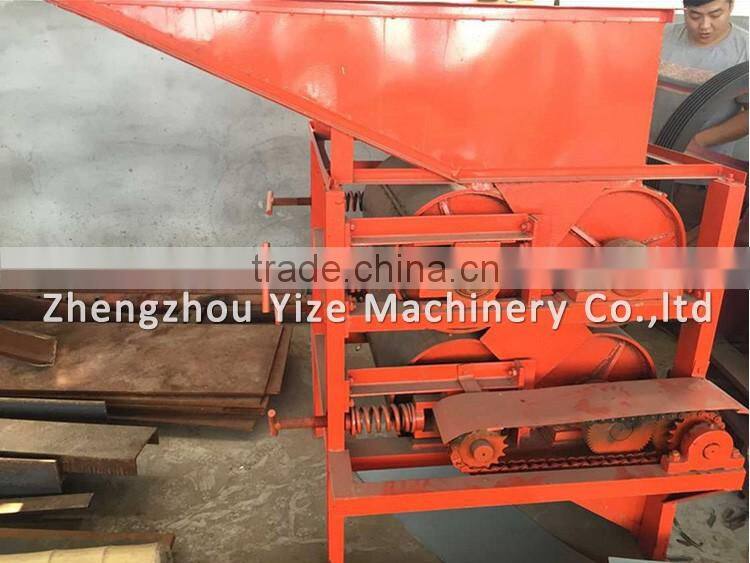 Aluminum can press machine / cans bottom-cover separating machine / cans recycling machine