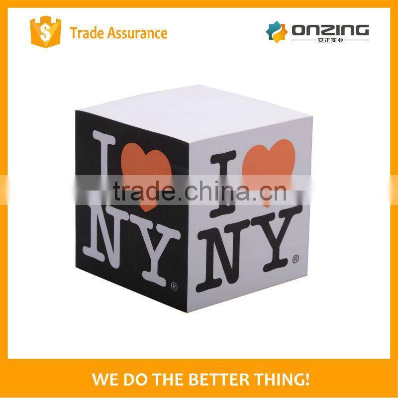 Custom printed paper block note cube memo cube