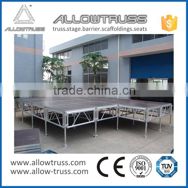 Brand new assemble aluminium indoor concert wedding stage with high quality