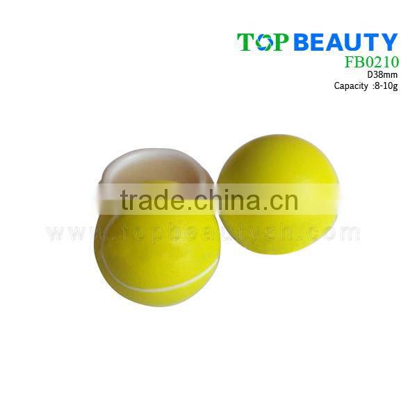 FB0210 Fashion Cute Tennis Lip Balm Ball Container