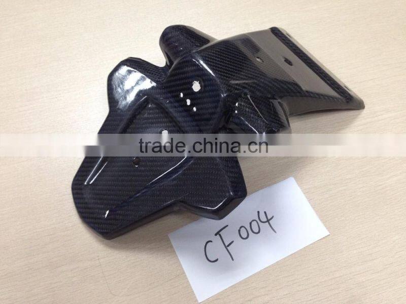 Prepreg Full Carbon Fiber motorcycle parts License Plate Frame (Autoclave process)