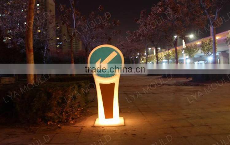 Thickness 5mm durable rechargeable battery powered led sign