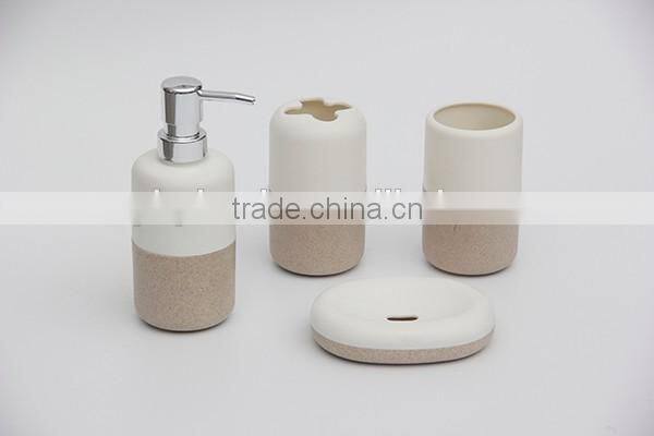 Wheat-straw eco-friendly bathroom sanitary set