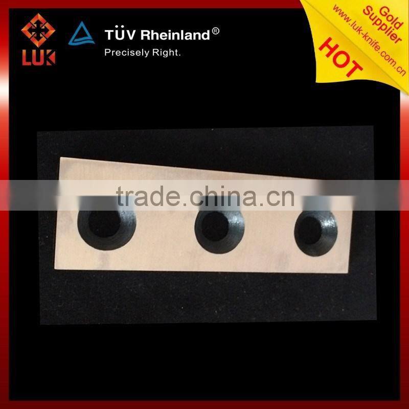 Gardening machine brush PTO chipper blades