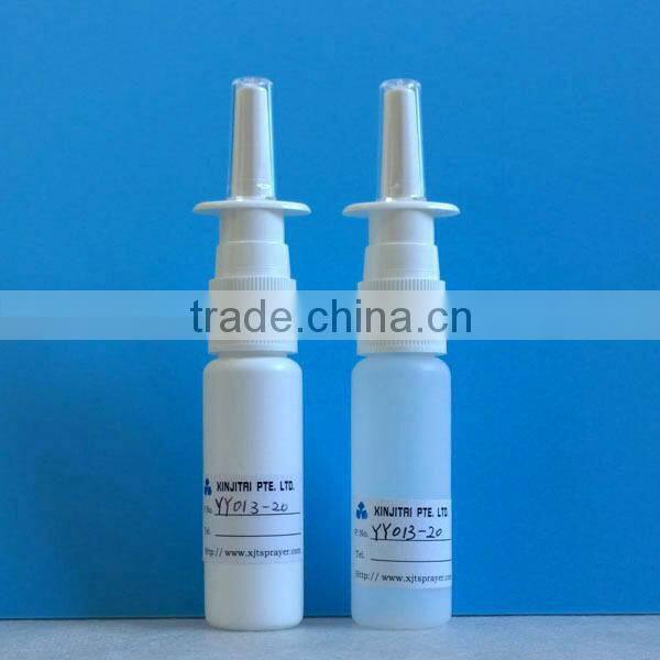 20ml 0.7oz Long Thin Tall Plastic HDPE Throat Spray Bottle with Rotatable Rod