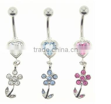 The hot sale Crystal Purple Titanium BCR Captive Ring nose & lip rings