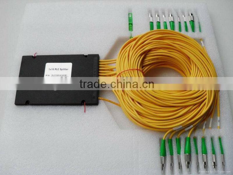 1*4,1*8,1*16 single mode& Multi mode LC/SC/FC/ST fiber optical splitters/coupler for telecommunication network