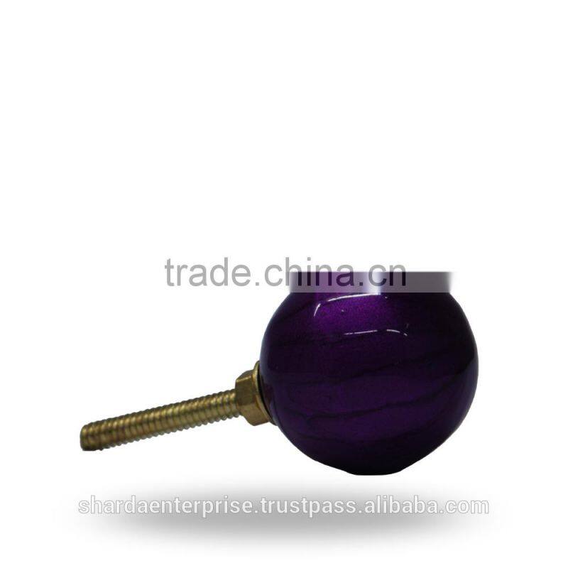 Acrylic Pink Round Knobs