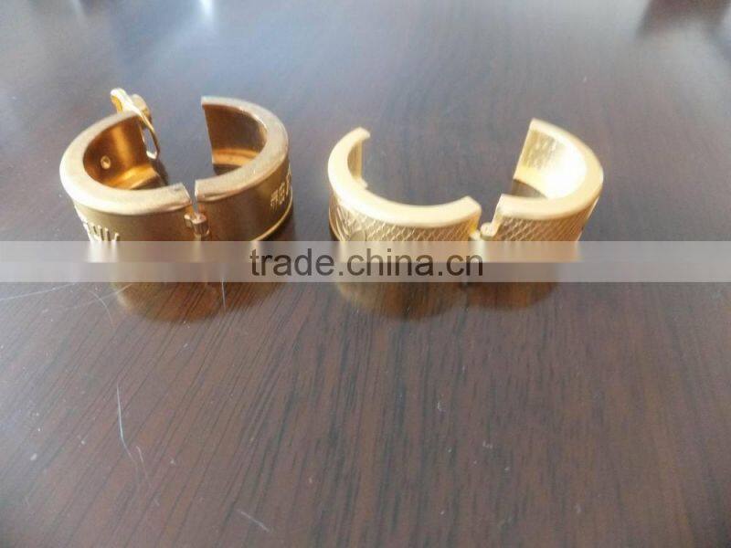 High-quality golden plating metal wine collar tag for XO,cognac,VSOP,Vodka