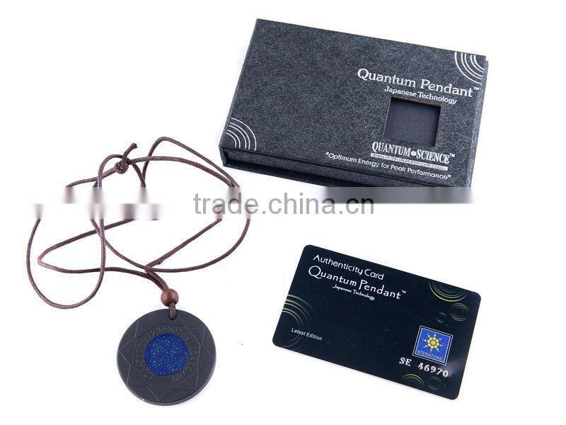 prevent electro-magnetic waves nano ealloy zinc nergy pendant