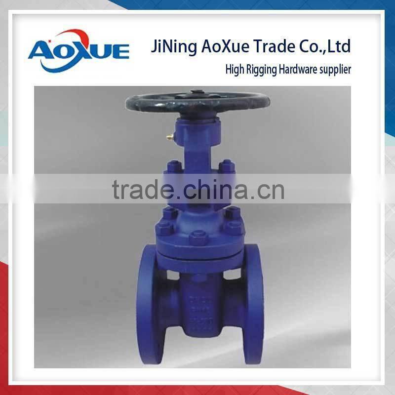 Non rising stem resilient soft seated gate valves, DIN3352, gate valve