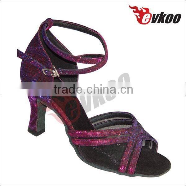 Red popular fashion good quality leather sole character dance shoe