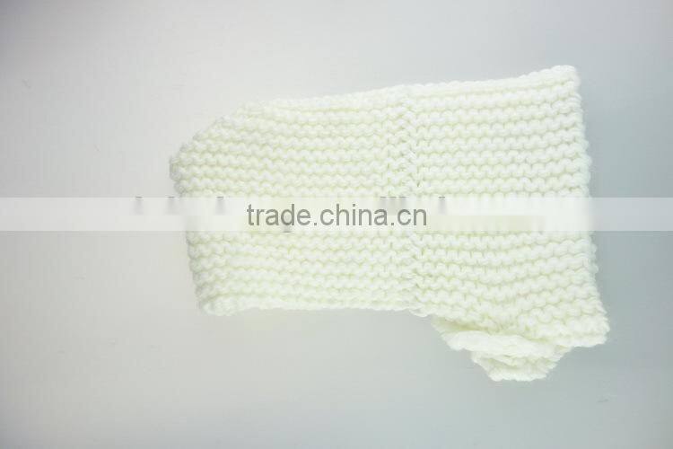 High quality new import children knitted scarf and gloves set