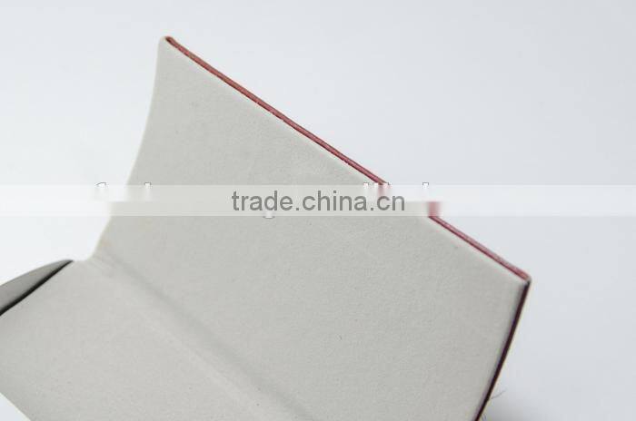 PU leather+stainless steel fashion temperament high-grade business card case for man and women