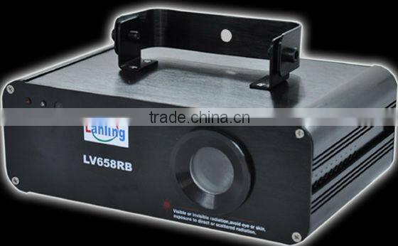 LV658RB Twinkling "Moving Head" RB Laser Red: 100mW, Violet blue: 100mW