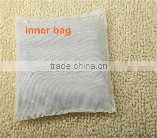 Nature Linen material Custom Printed Memory Foam Car Lumbar Seat Cushion & Car Neck Pillow