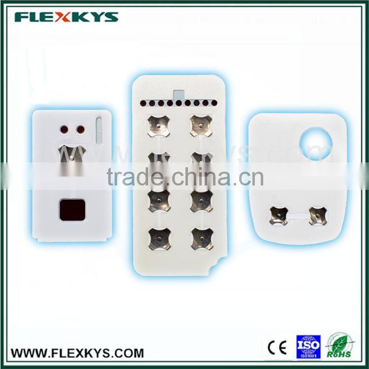 Practical metal dome matty PET graphic overlay with high quality