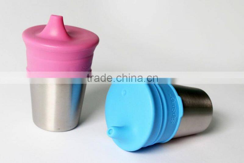 Magic baby drinking silicone cup lids water-tight children universal silicone sippy cup lids