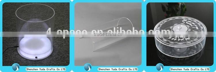 Tubular Perspex Packing Tube Box Clear Acrylic Extruded Round Tubing