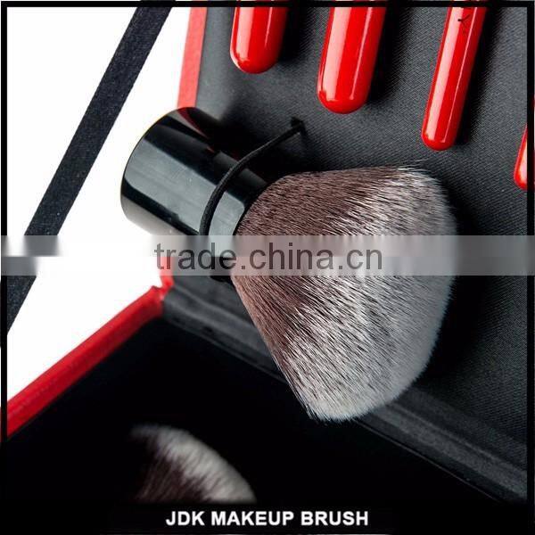 New Design 15pcs Premium Stylish Cosmetic Brush Set with Foldable Storage Box