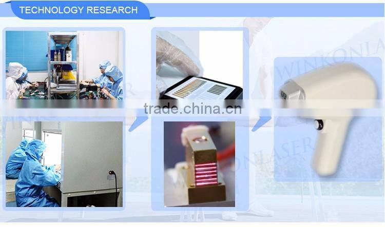 Factory price ! germany imported laser bar / Diode 808 laser removal with perfect cooling system