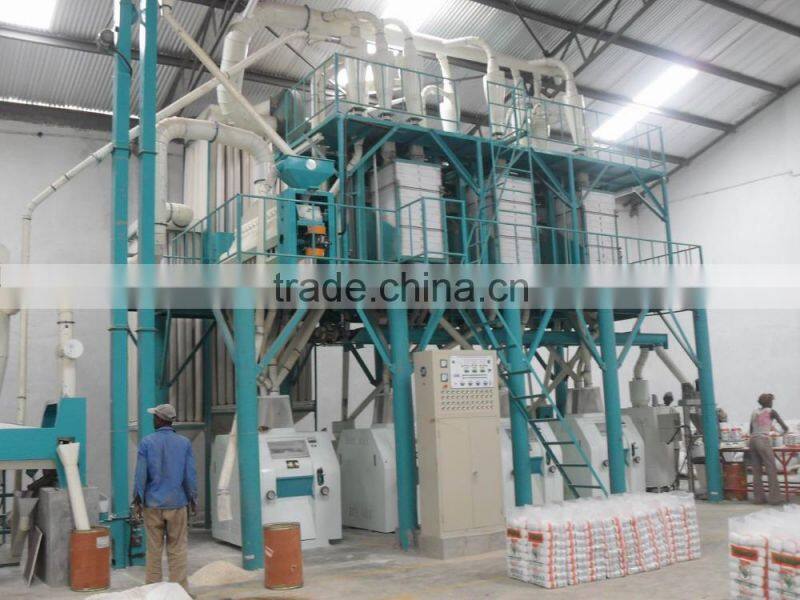 Maize milling machinery with price Shijiazhuang machinery corn flour processing line
