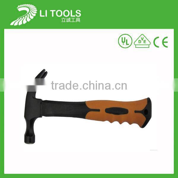 Hot sales ! claw hammer with dual plastic handle