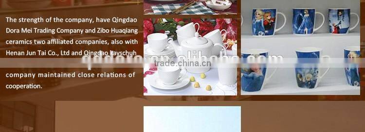 Vesub New arrive 11OZ Two-tone Color Ceramic mugs colorful two-tone glaze one handle ceramic soup mug