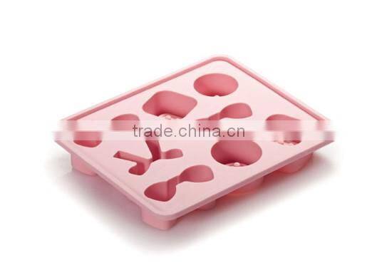 Cubette Mini Ice Cube Trays~Colored Fashion Original 8 Types DIY boe per Tray 2014