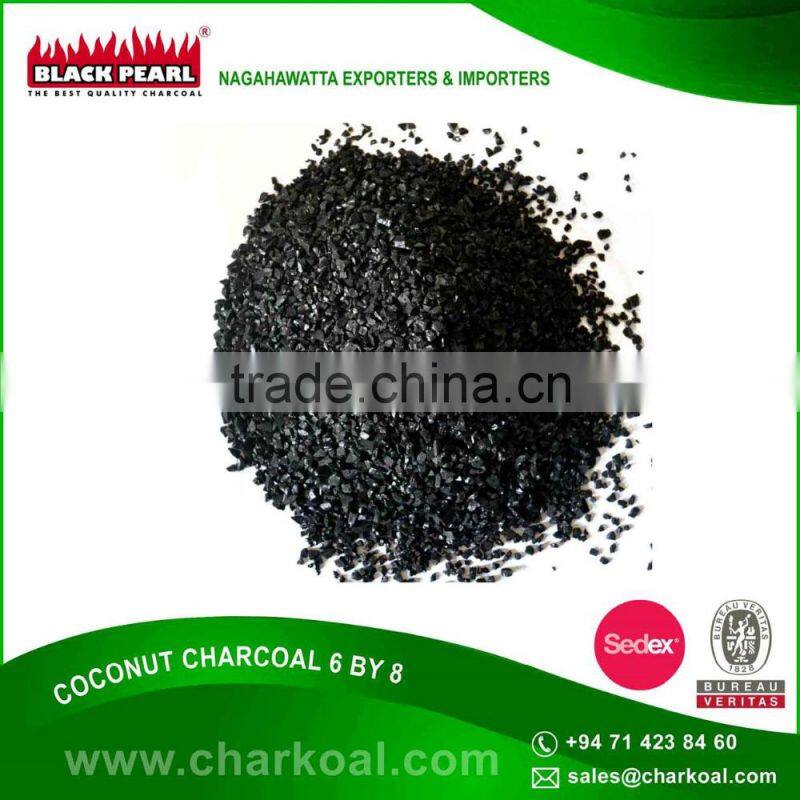 High Calorific Value Pure Nature Coconut Shell Granulated Charcoal for Industrial Purpose