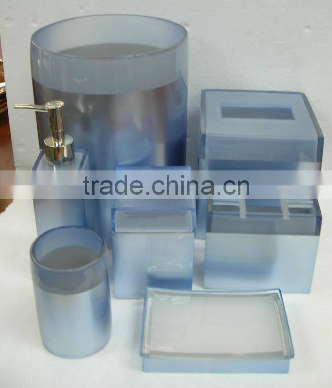 Custom design polyresin bathroom accessories