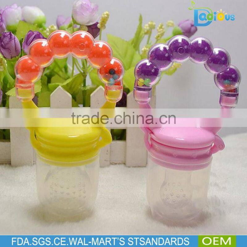 Wholesale 2016 Hot Sale Baby Products Silicone Baby Feeder Pacifier For Fruit Fresh Food Feeder