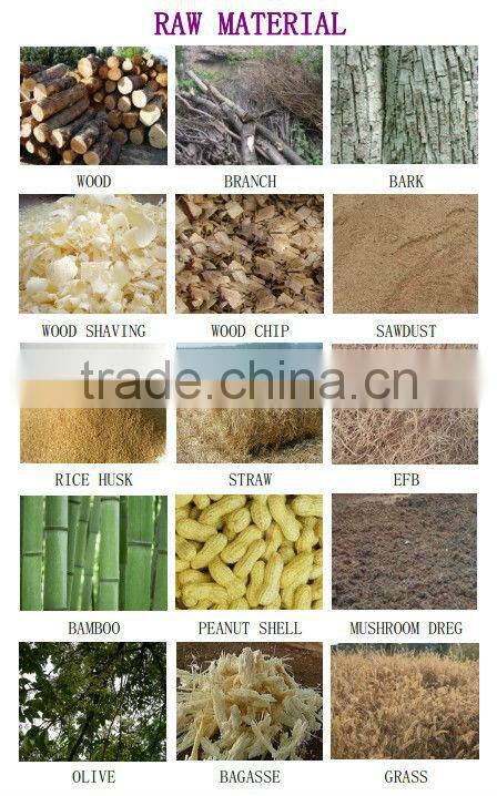 Turnkey eucalyptus bark pellet machine line for 20-30 tons per hour built inThailand